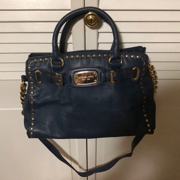 Navy blue Michael Kors bag - Picture 1 of 8